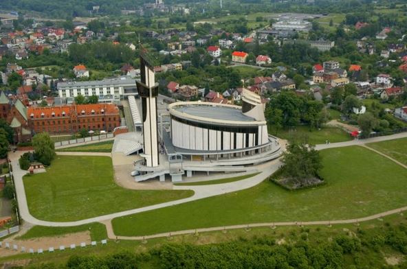 Kraków - Łagiewniki - Sanktuarium Bożego Miłosierdzia - J...